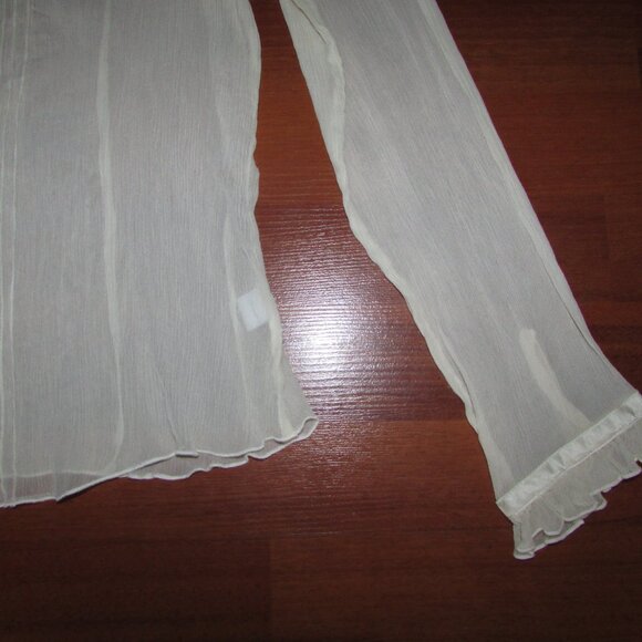 CHARTER CLUB 100% Silk Sheer Blouse - Sz 10 - Picture 6 of 10